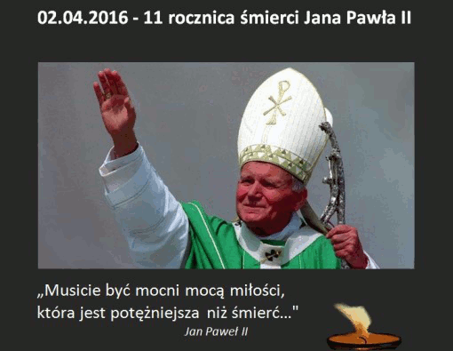 11 rocznica śmierci Jana Pawła II