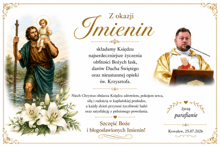 Życzenia Imieninowe